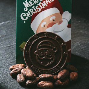 chocolate corporativo navidad, chocolate sucedaneo, $1100 und 
